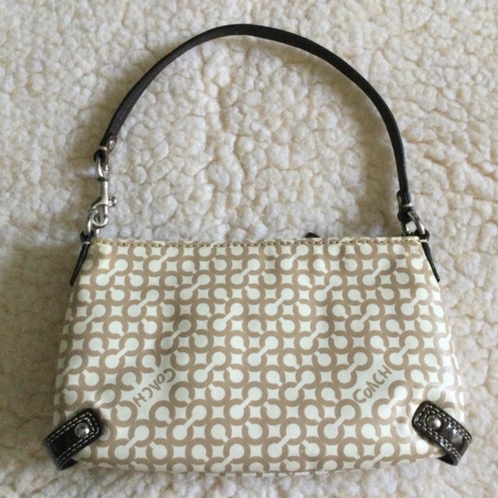 Coach Authentic & Lovely purse pouchette convertible strap RARE - Picture 4 of 10